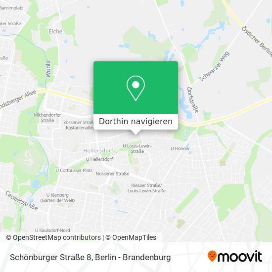 Schönburger Straße 8 Karte