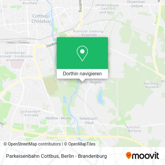 Parkeisenbahn Cottbus Karte