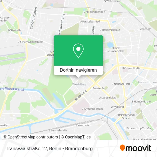 Transvaalstraße 12 Karte