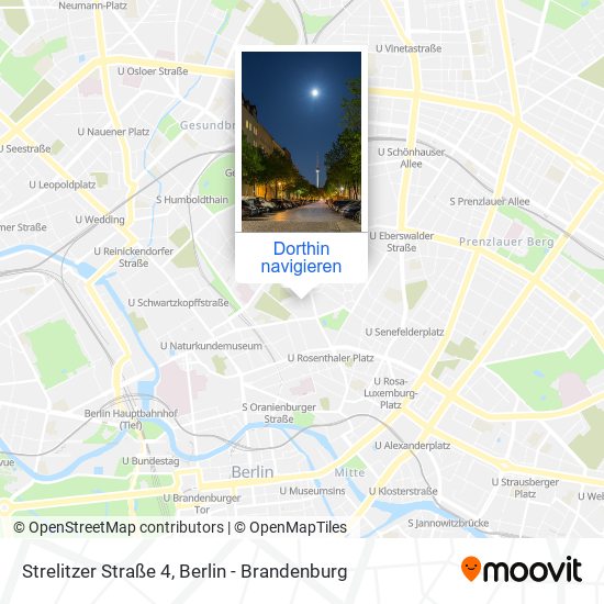 Strelitzer Straße 4 Karte