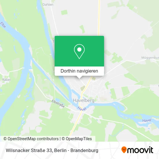 Wilsnacker Straße 33 Karte