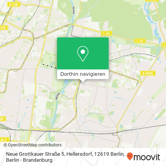 Neue Grottkauer Straße 5, Hellersdorf, 12619 Berlin Karte