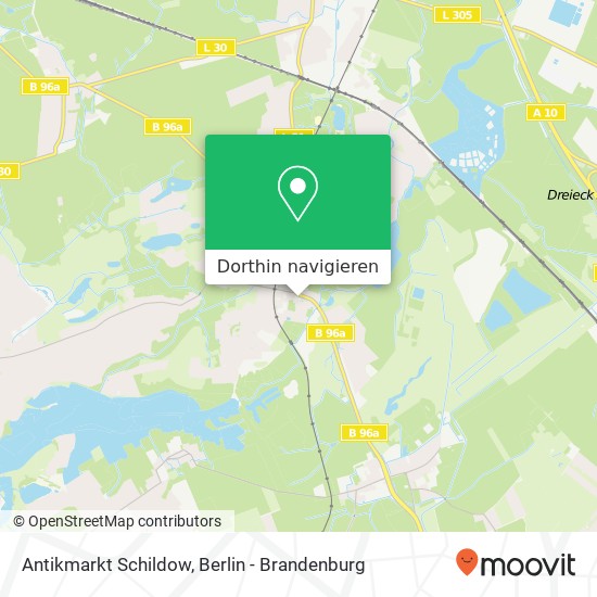 Antikmarkt Schildow, Breite Straße 2 Karte