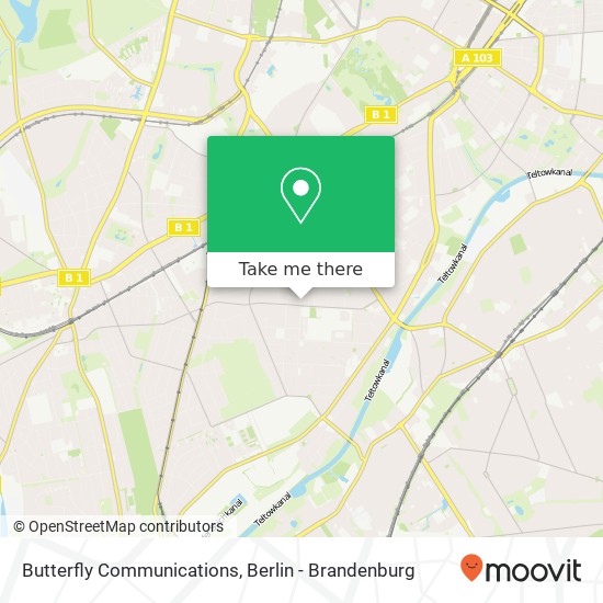 Butterfly Communications, Baseler Straße 95 Karte