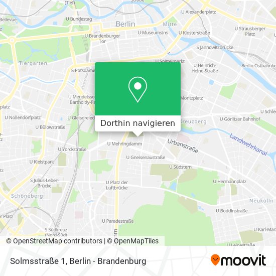 Solmsstraße 1 Karte