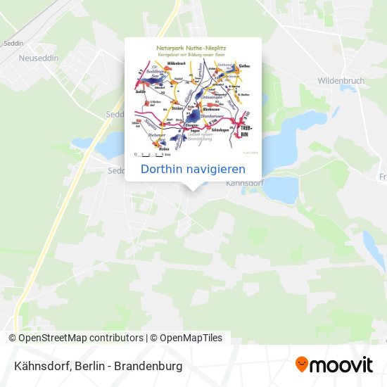 Kähnsdorf Karte