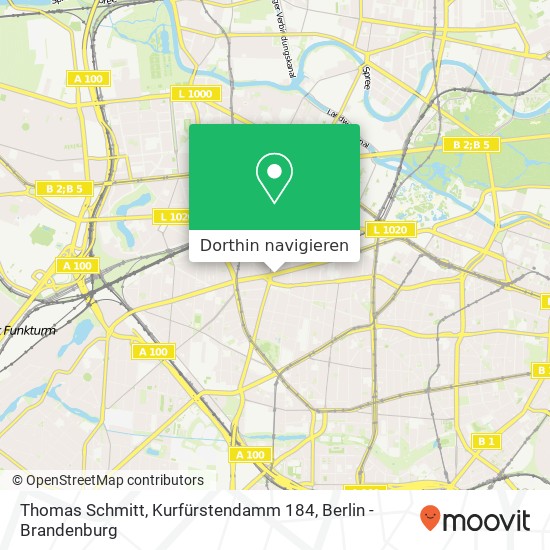 Thomas Schmitt, Kurfürstendamm 184 Karte