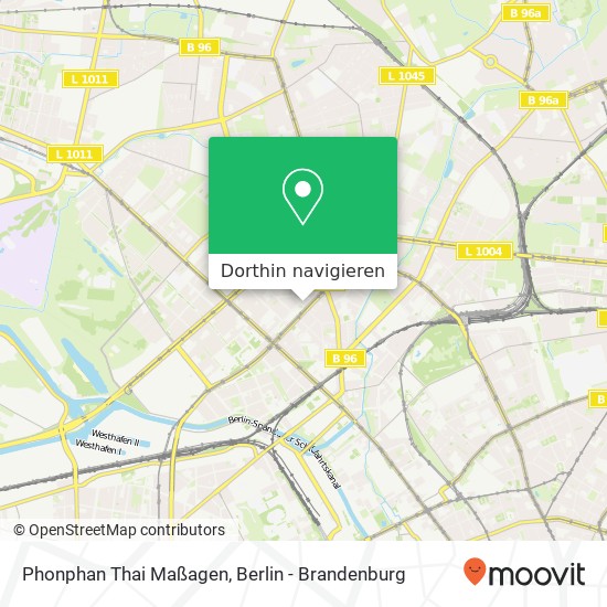 Phonphan Thai Maßagen, Maxstraße 12 Karte