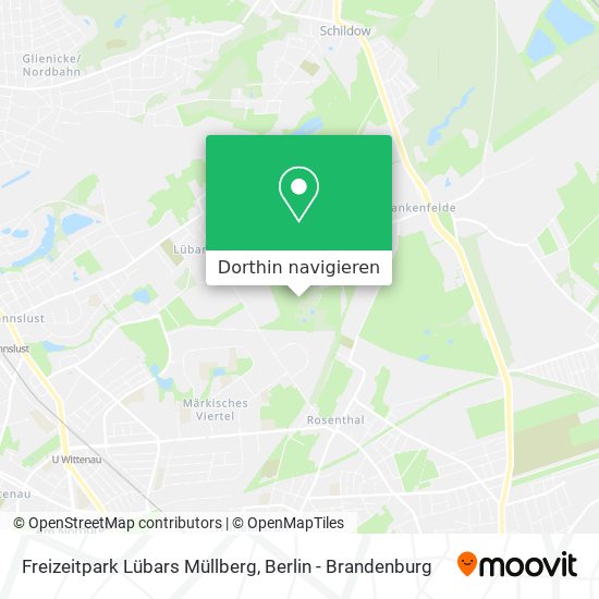 Freizeitpark Lübars Müllberg Karte