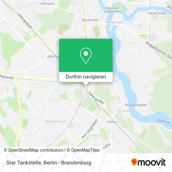 Star Tankstelle Karte