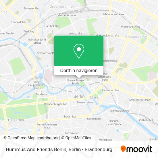 Hummus And Friends Berlin Karte