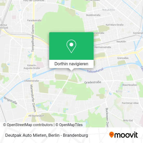 Deutpak Auto Mieten Karte