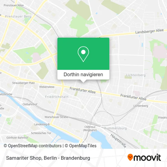 Samariter Shop Karte