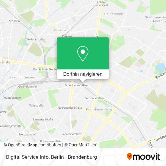 Digital Service Info Karte