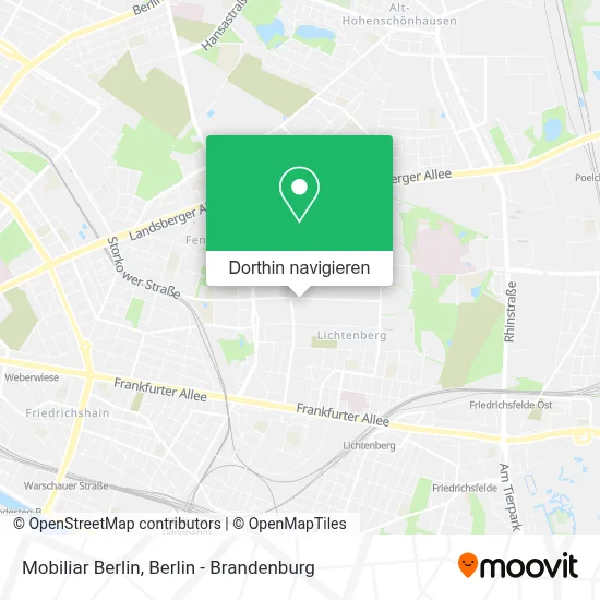 Mobiliar Berlin Karte