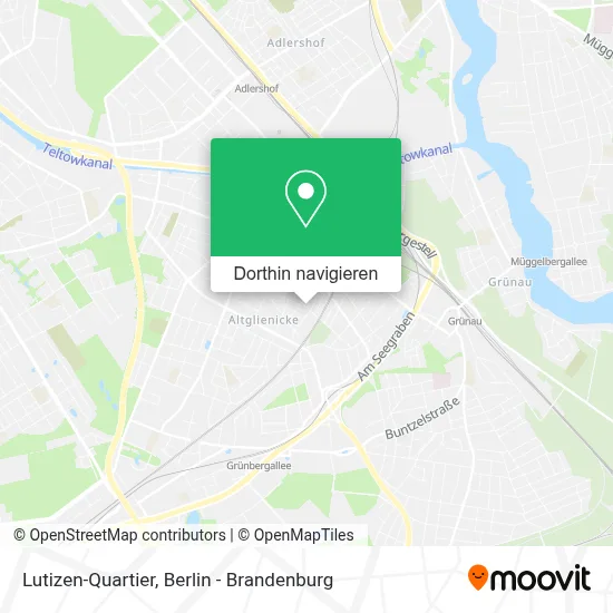 Lutizen-Quartier Karte