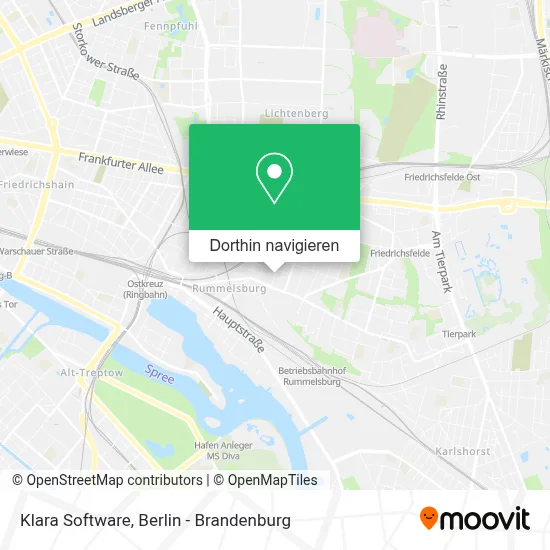 Klara Software Karte