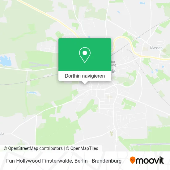 Fun Hollywood Finsterwalde Karte
