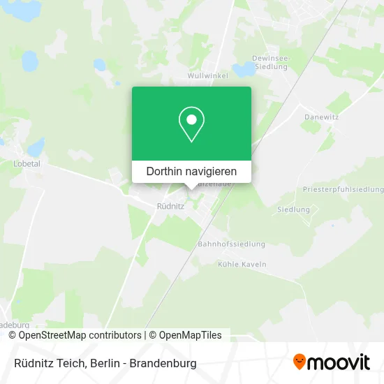 Rüdnitz Teich Karte