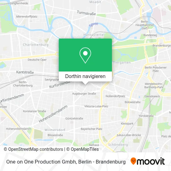 One on One Production Gmbh Karte