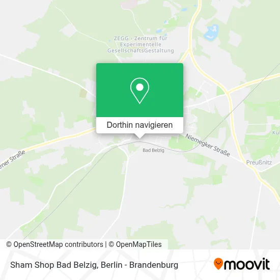 Sham Shop Bad Belzig Karte
