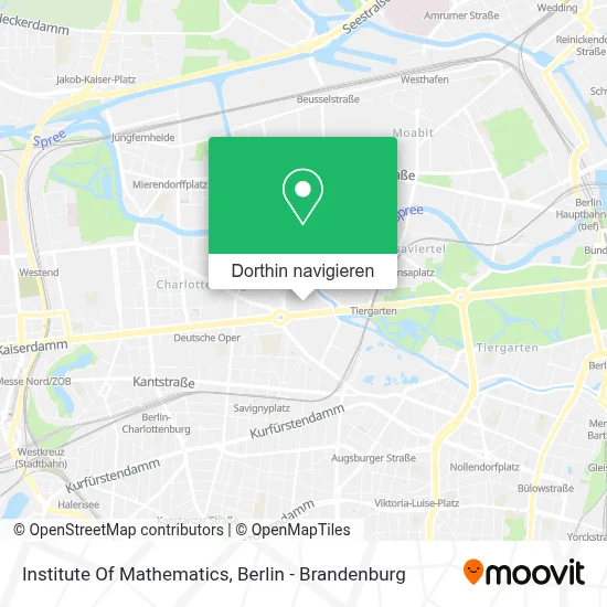 Institute Of Mathematics Karte