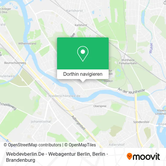 Webdevberlin.De - Webagentur Berlin Karte