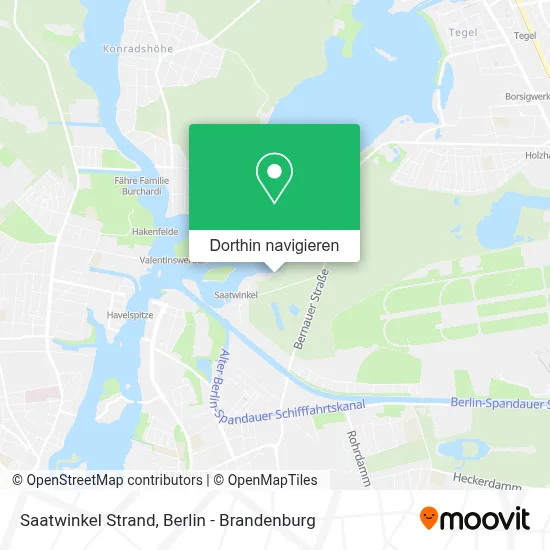 Saatwinkel Strand Karte