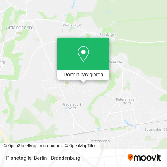 Planetagile Karte