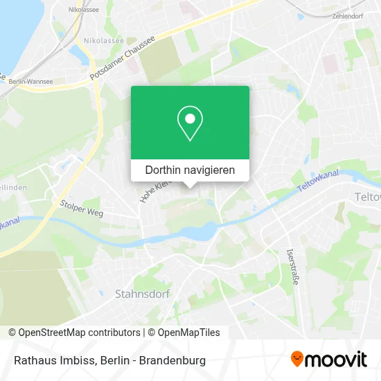 Rathaus Imbiss Karte