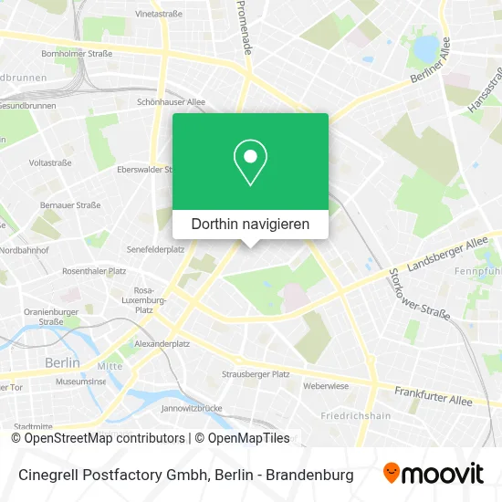 Cinegrell Postfactory Gmbh Karte