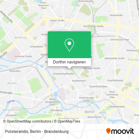 Polsterando Karte