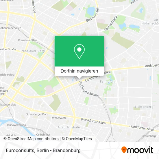 Euroconsults Karte