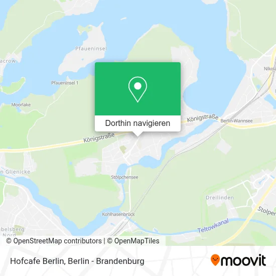 Hofcafe Berlin Karte