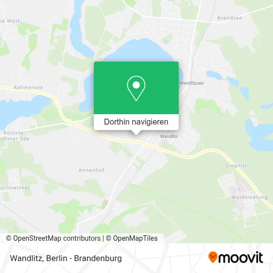 Wandlitz Karte