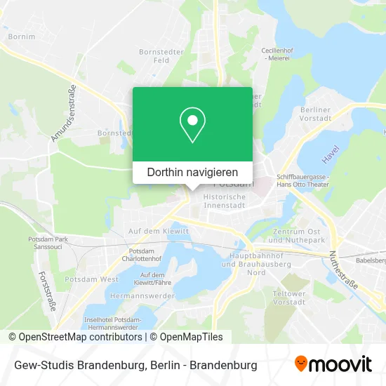 Gew-Studis Brandenburg Karte