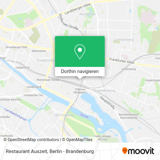 Restaurant Auszeit Karte