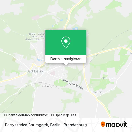 Partyservice Baumgardt Karte