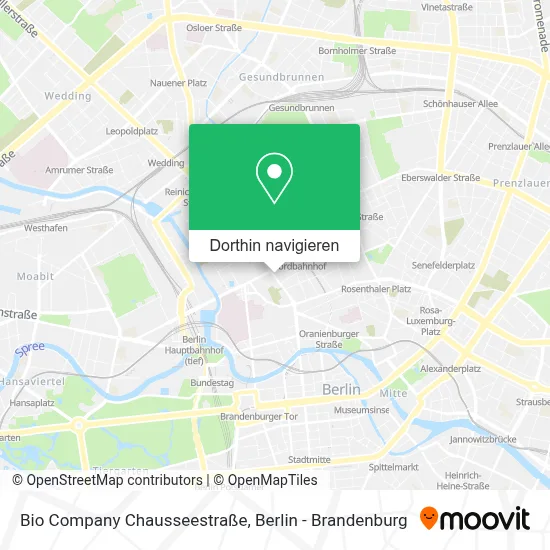 Bio Company Chausseestraße Karte