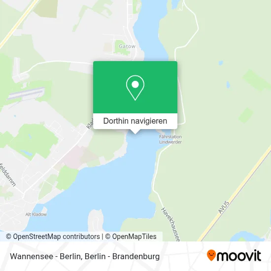 Wannensee - Berlin Karte