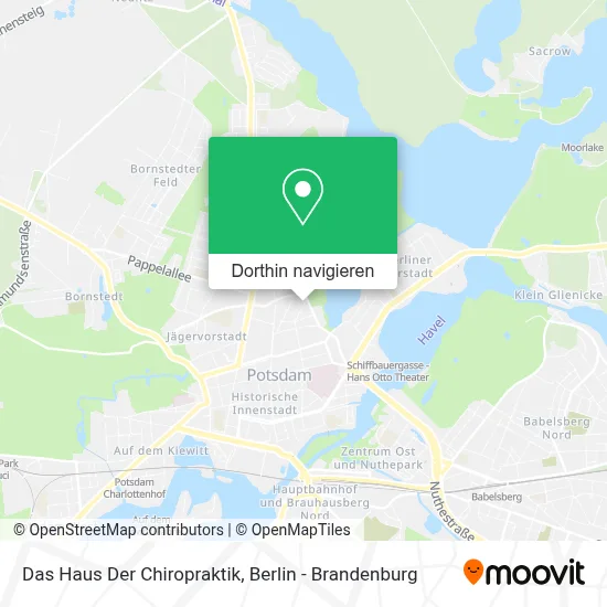 Das Haus Der Chiropraktik Karte
