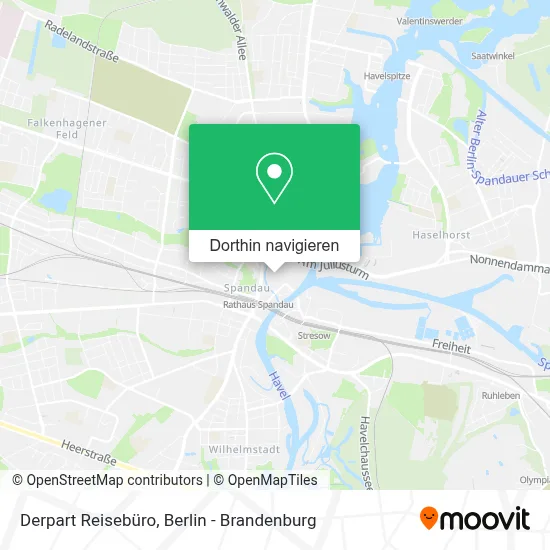 Derpart Reisebüro Karte