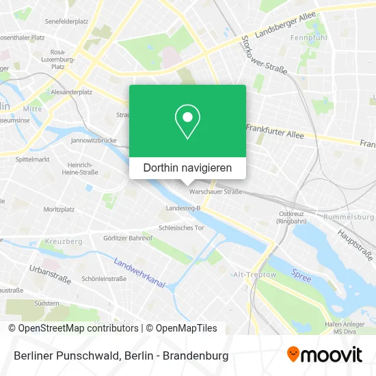 Berliner Punschwald Karte
