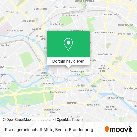 Praxisgemeinschaft Mitte Karte