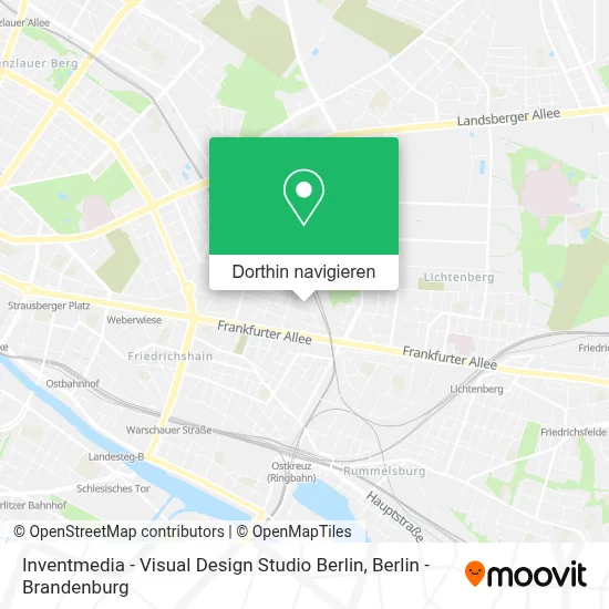 Inventmedia - Visual Design Studio Berlin Karte