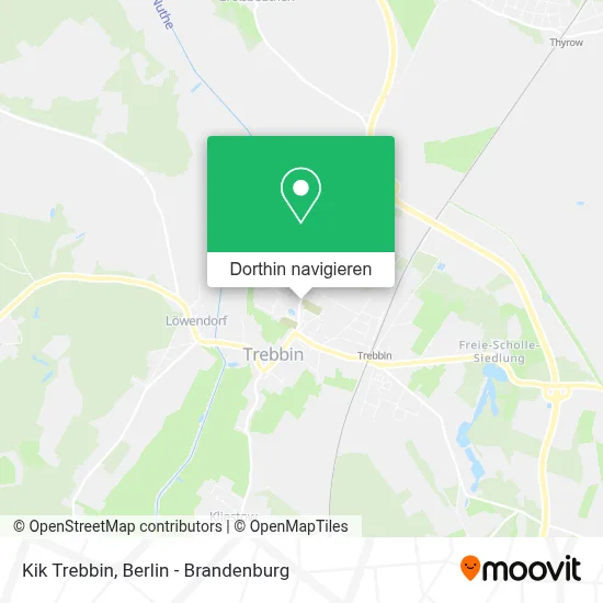 Kik Trebbin Karte