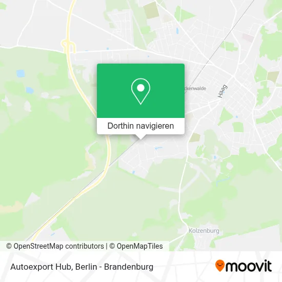 Autoexport Hub Karte