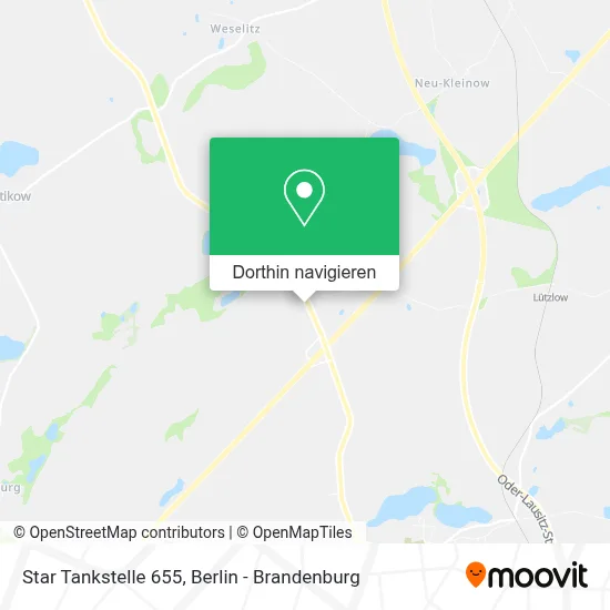 Star Tankstelle 655 Karte