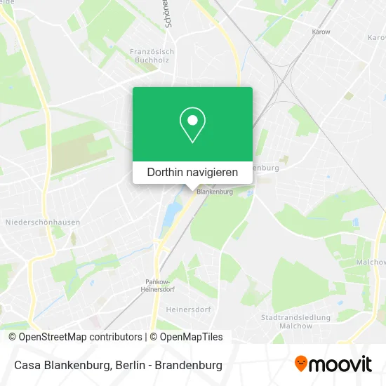 Casa Blankenburg Karte