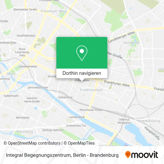 Integral Begegnungszentrum Karte